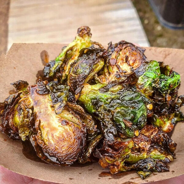 Beautiful roasted brussels sprouts Beautiful roasted brussels sprouts